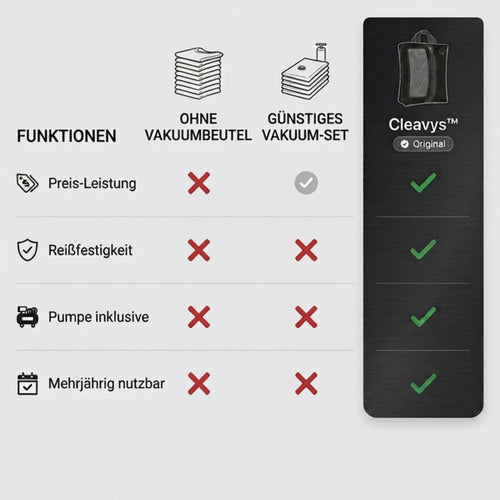 Cleavys™ Vakuumbeutel-Kit